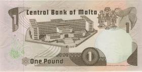 Malta P.34b 1 Lira 1967 (1979) A/14 (1) 888806 