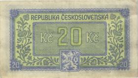 Tschechoslowakei / Czechoslovakia P.061a 20 Kronen (1945) (3) 