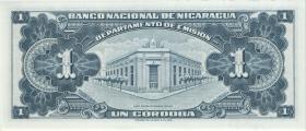 Nicaragua P.099c 1 Cordoba 1960 (1) 