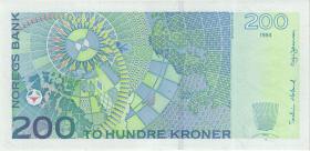 Norwegen / Norway P.48a 200 Kronen 1994 (2) 