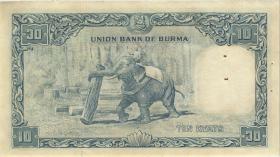 Burma P.36 10 Rupien (1949) (1/1-) 