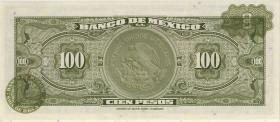 Mexiko / Mexico P.061a 100 Pesos 1961 (1) 