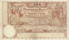 Belgien / Belgium P.078 100 Francs 17.11.1919 (3+) 