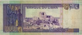 Libanon / Lebanon P.70 10.000 Livres 1993 (3) 