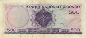 Kongo / Congo P.007 500 Francs 1.8.1964 (3) 
