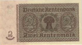 R.167a: 2 Rentenmark 1937 7-stellig (1) Serie S 
