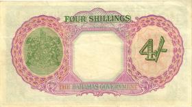 Bahamas P.09b 4 Shillings L.1936 (3) 