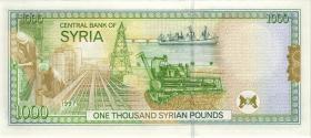 Syrien / Syria P.111a 1000 Pounds 1997 (1) 