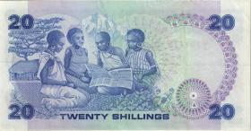 Kenia / Kenya P.21c 20 Shillingi 1984 (3+) 