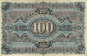 R-SAX 8a: 100 Mark 1911 Serie VIII (3+) 