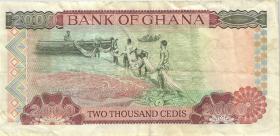 Ghana P.30b 2000 Cedis 1995 (3) 