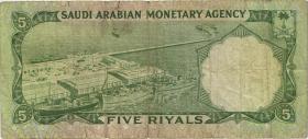 Saudi-Arabien / Saudi Arabia P.12a 5 Riyals (1968) (4) 