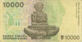 Kroatien / Croatia P.25 10.000 Dinara 1992 (3) 