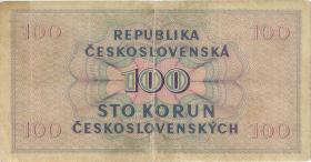 Tschechoslowakei / Czechoslovakia P.067a 100 Kronen 1945 (3) A13 