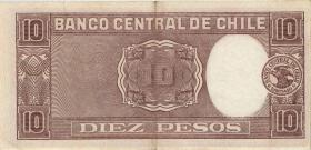Chile P.111 10 Pesos = 1 condor (1947-1958) (2) 