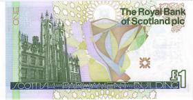Schottland / Scotland P.360 1 Pound 1999 (1) Gedenkbanknote 