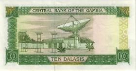 Gambia P.13b 10 Dalasis 1991-95 (2) 