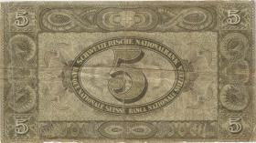 Schweiz / Switzerland P.11e 5 Franken 1921 (4) 