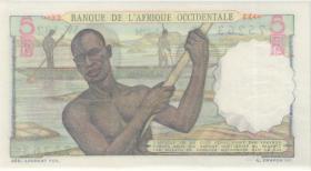 Franz. Westafrika / French West Africa P.36 5 Francs 8.3.1951 (1/1-) 