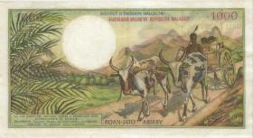 Madagaskar P.59 1000 Francs = 200 Ariary (1966) (2) 