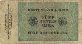 R.156b 5 Rentenmark 1923 (4) Serie H 