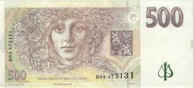 Tschechien / Czech Republic P.14 500 Kronen 1995 (3+) 