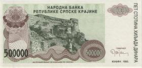 Kroatien Serb. Krajina / Croatia P.R23 500.000 Dinara 1993 ohne Kenn-Nummer (1) 