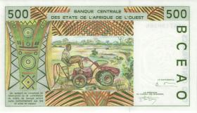 West-Afr.Staaten/West African States P.810Te 500 Francs 1995 (1) 