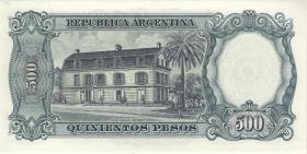 Argentinien / Argentina P.278b 500 Pesos (1964-69) (1) 