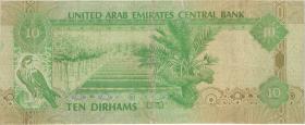 VAE / United Arab Emirates P.13b 10 Dirhams 1995 (3-) 