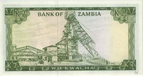 Sambia / Zambia P.20 2 Kwacha (1976) (1) 