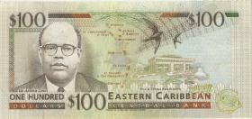 Ost Karibik / East Caribbean P.35a 100 Dollars (1994) (2) Antigua 