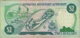Bermuda P.34b 2 Dollars 1989 (3) 