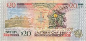 Ost Karibik / East Caribbean P.39d 20 Dollars (2000) (1) Dominica 