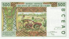 West-Afr.Staaten/West African States P.810Tj 500 Francs 1999 (1) 