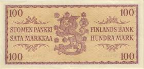 Finnland / Finland P.097 100 Markka 1957 (2) 