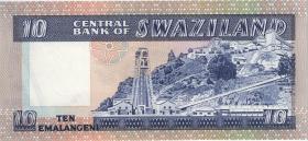 Swasiland / Swaziland P.10c 10 Emalangeni (1985) AA (1) 