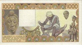 West-Afr.Staaten/West African States P.807Tb 1000 Francs 1981 (1) 