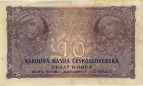 Tschechoslowakei / Czechoslovakia P.020a 10 Kronen 1927 (3) 