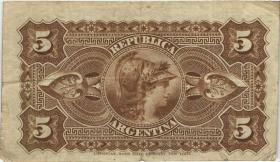 Argentinien / Argentina P.005 5 Centavos 1883 (3-) 