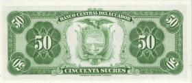Ecuador P.111 50 Sucres 1976 (1) 