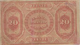 Uruguay P.S173 20 Pesos 1871 (3+) 