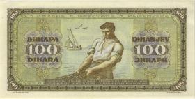 Jugoslawien / Yugoslavia P.065b 100 Dinara 1946 (1) 