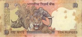 Indien / India P.089b 10 Rupien (1996) 04KJ J 000000 (2) 