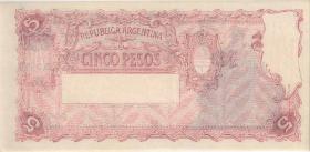 Argentinien / Argentina P.264d 5 Pesos (1951-59) (2) 