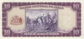 Chile P.139 10 Escudos 1962-75 (1) 