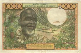 West-Afr.Staaten/West African States P.103Ah 1000 Francs o.D. (3) 