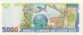 Costa Rica P.260b 5000 Colones 1994 (1) 