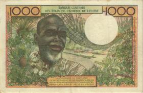 West-Afr.Staaten/West African States P.103Ai 1000 Francs o.D. (3) 