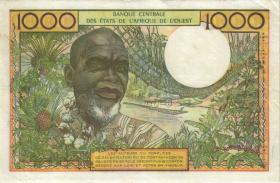 West-Afr.Staaten/West African States P.103Ak 1000 Francs o.D. (3) 